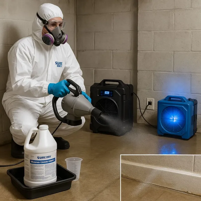 Sanitization and Odor Removal process in Chino, CA