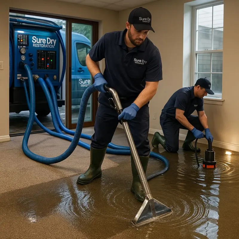 Water Extraction and Removal process in Chino, CA